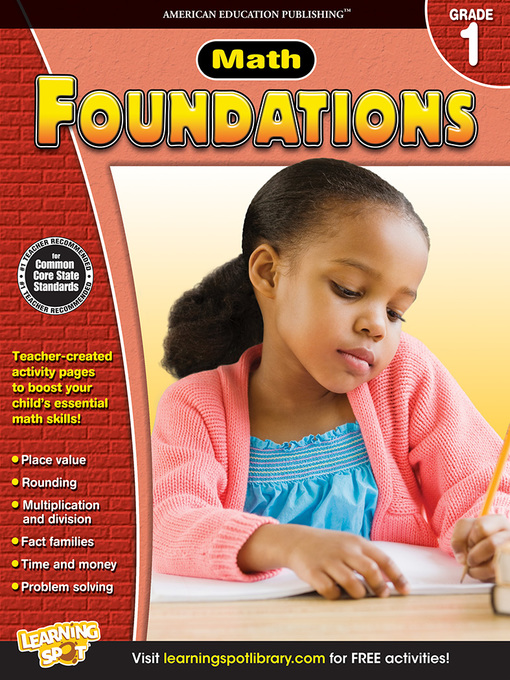 Title details for Math Foundations, Grade 1 by Carson Dellosa Education - Available